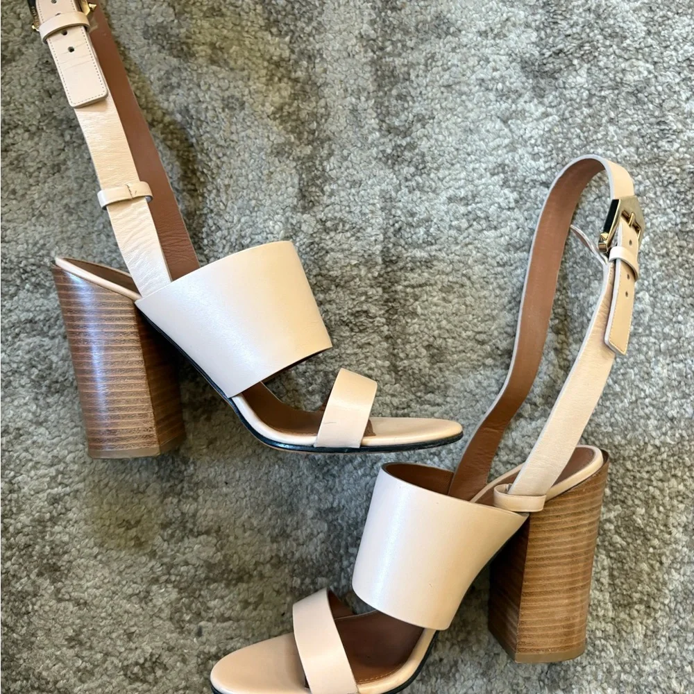 Givenchy Nude Block Heel Sandals - Picture 3 of 9
